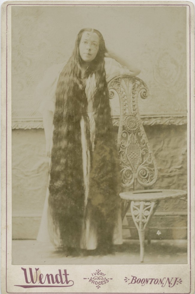 Wendt Studio, New Jersey, United States 'Helen Mathews, Length of hair 6 feet 4 inches' 19th century