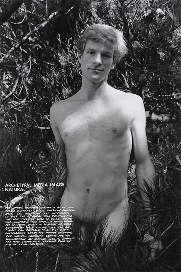 Hal Fischer (American, b. 1950) 'Archetypal Media Image Natural' 1977/2014 From 'Gay Semiotics' 1977