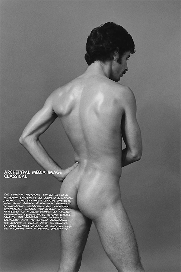 Hal Fischer (American, b. 1950) 'Archetypal Media Image Classical' 1977/2014 From 'Gay Semiotics' 1977