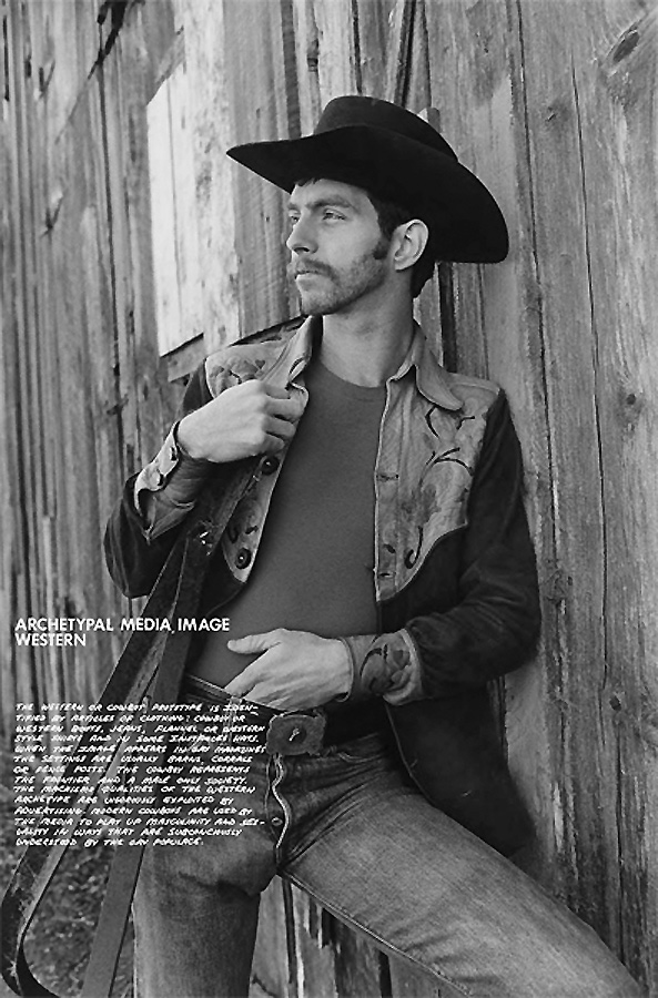 Hal Fischer (American, b. 1950) 'Archetypal Media Image Western' 1977/2014 From 'Gay Semiotics' 1977