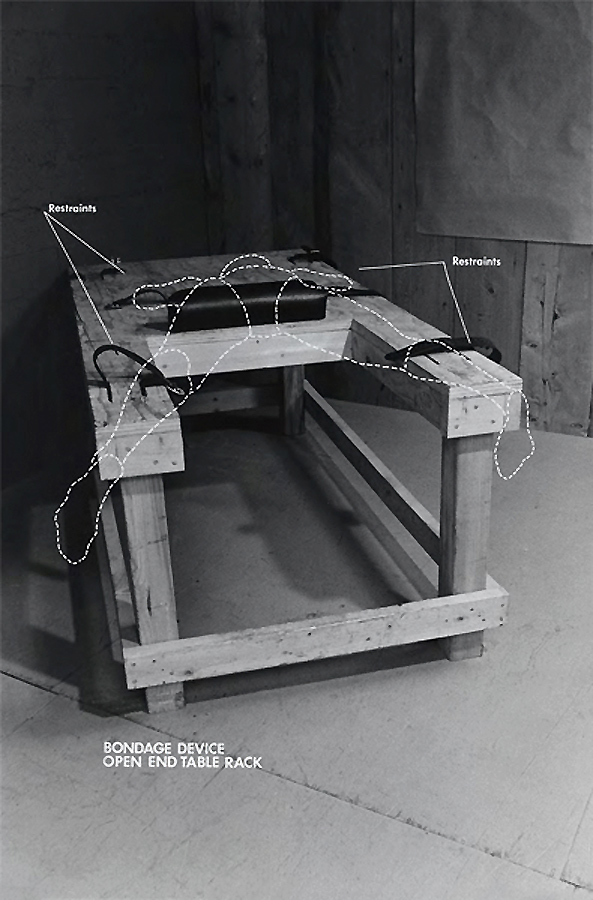 Hal Fischer (American, b. 1950) 'Bondage Device Open End Table Rack' 1977/2014 From 'Gay Semiotics' 1977