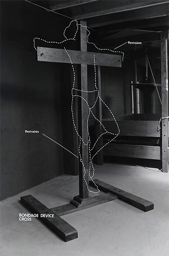 Hal Fischer (American, b. 1950) 'Bondage Device Cross' 1977/2014 From 'Gay Semiotics' 1977