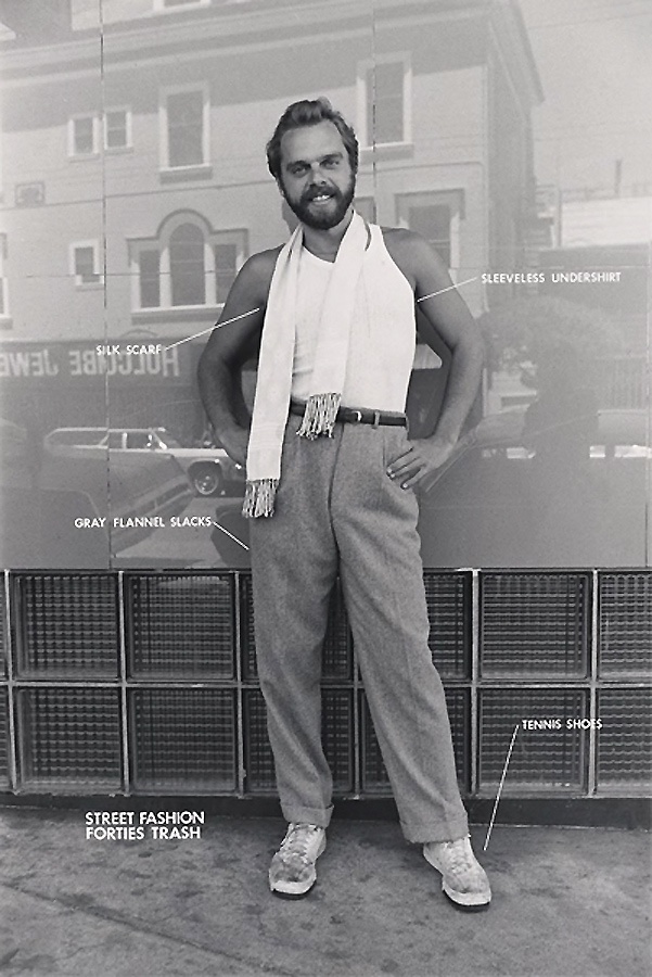 Hal Fischer (American, b. 1950) 'Street Fashion Forties Trash' 1977/2014 From 'Gay Semiotics' 1977