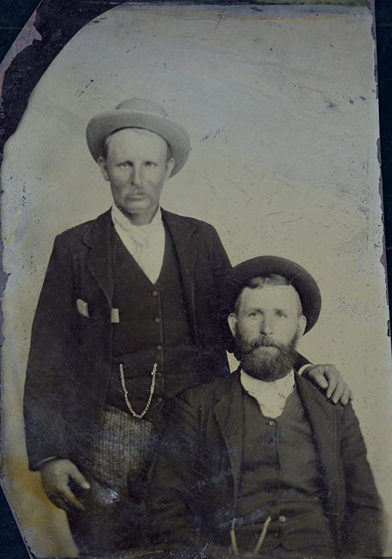 Unknown photographer. 'Alfred and Fred Thomas, proprietors of the Ravenswood Hotel' 1880-1890 Unknown photographer. 'Alfred and Fred Thomas, proprietors of the Ravenswood Hotel' 1880-1890