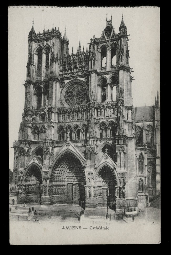 L. Caron (French, editor) B & G, Lyon (Publisher) 'Amiens – Cathedral' Nd