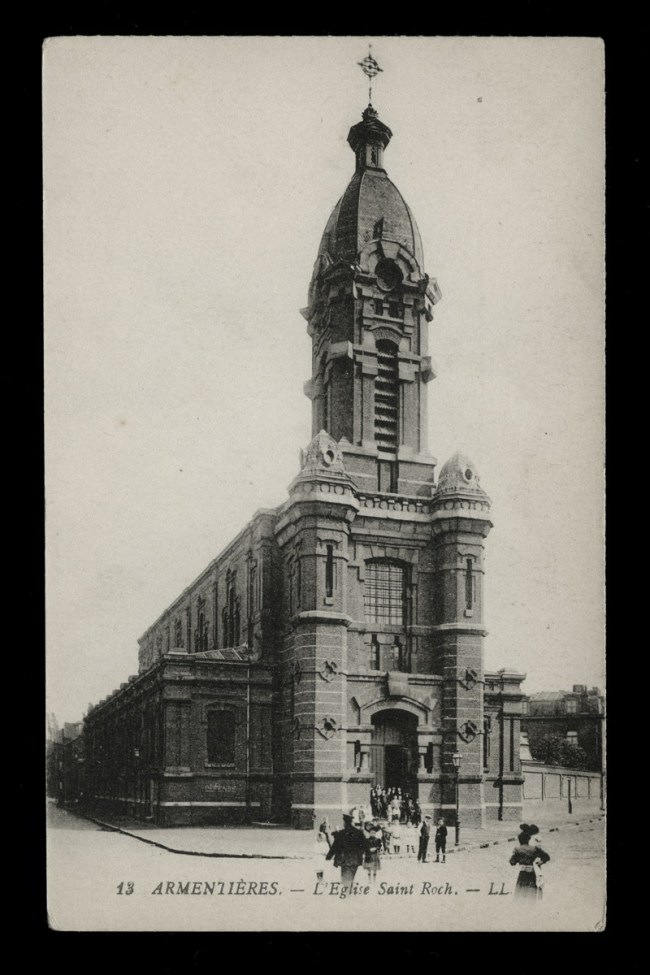 Léon & Lévy (French) 'Armentières – L'Eglise Saint Roch' c. 1883-1916