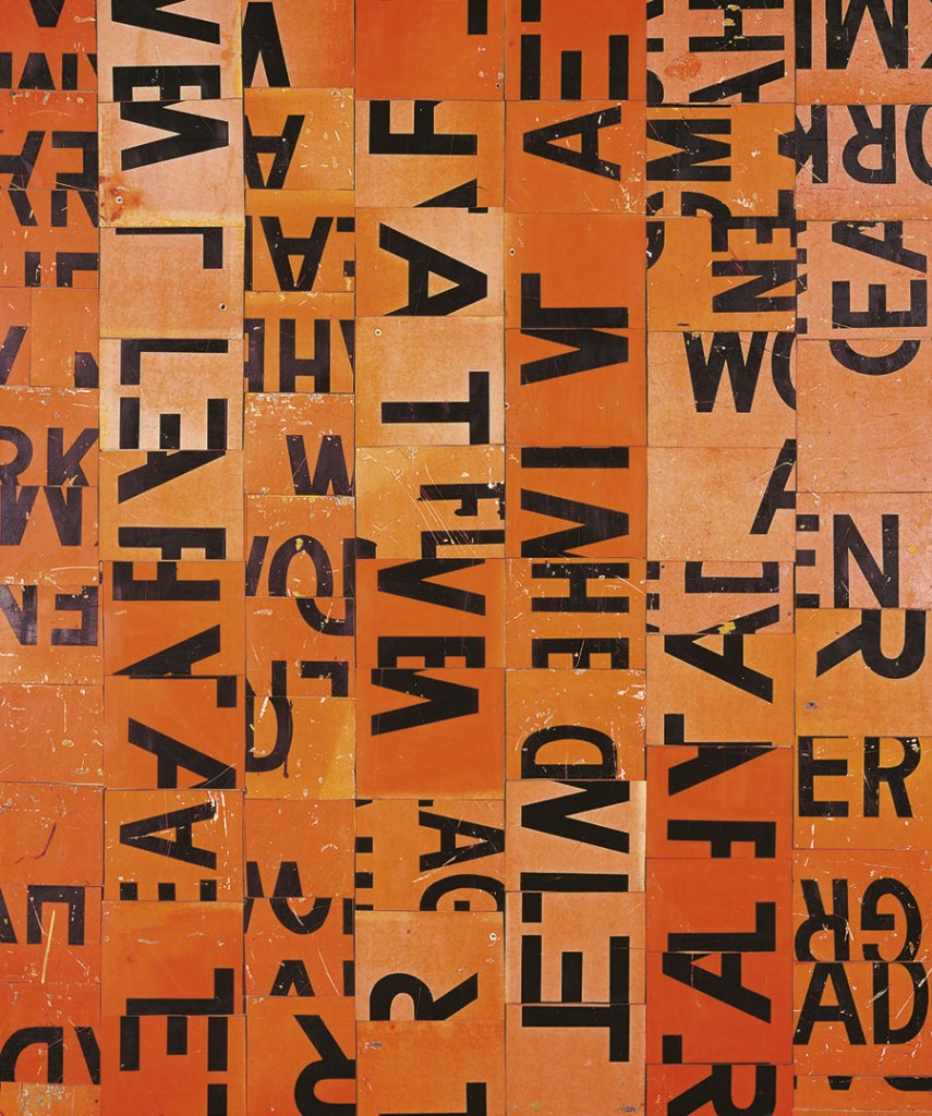 Rosalie Gascoigne (Australian, 1917-1999) 'Hung fire' 1995