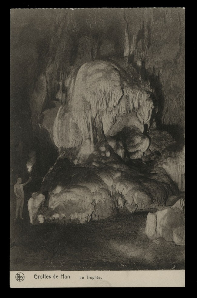 Nels (Belgium, 1898 - ) 'S. A. des Grottes de Han-sur-Lesse et de Rochefort - Le Trophée [Caves of Han-sur-Lesse and Rochefort - The Trophy]' Nd