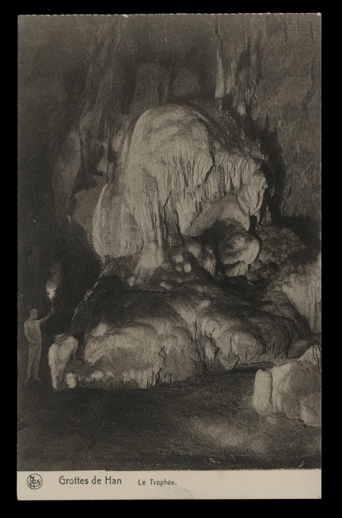 Nels (Belgium, 1898 - ) 'S. A. des Grottes de Han-sur-Lesse et de Rochefort - Le Trophée [Caves of Han-sur-Lesse and Rochefort - The Trophy]' Nd