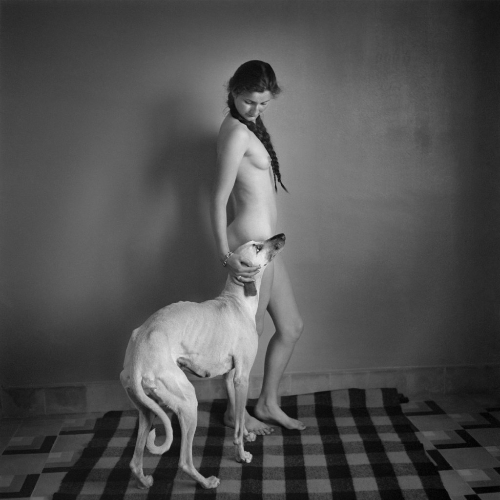 Nicolás Muller (Spanish born Hungary, 1913-2000) 'Le Lévrier et la modèle' Tanger, Maroc, 1940