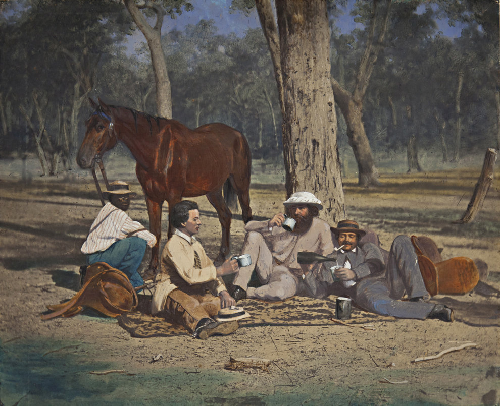 Richard Daintree (Australian, 1832-1878) 'Midday camp' 1864-1870 Richard Daintree (Australian, 1832-1878) 'Midday camp' 1864-1870