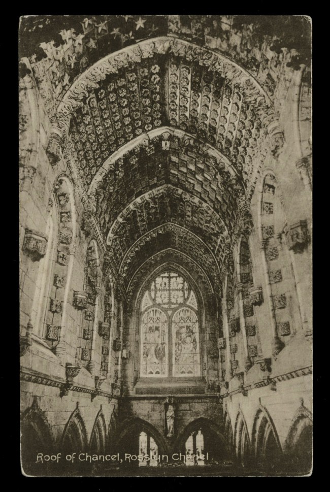 Unknown maker (F.W.H.) (British) 'Roof of Chancel, Rosslyn Chapel' Nd