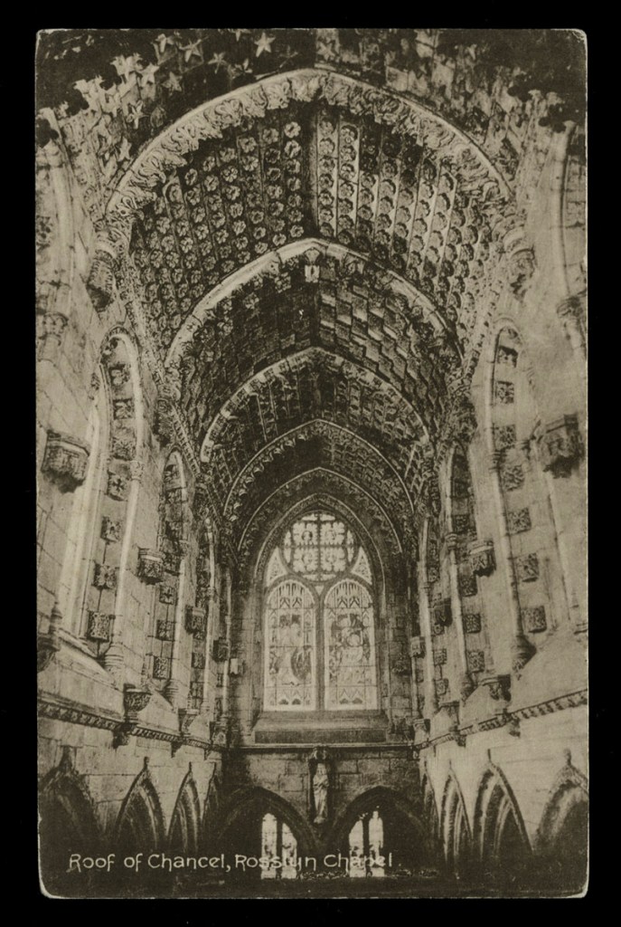Unknown maker (F.W.H.) (British) 'Roof of Chancel, Rosslyn Chapel' Nd