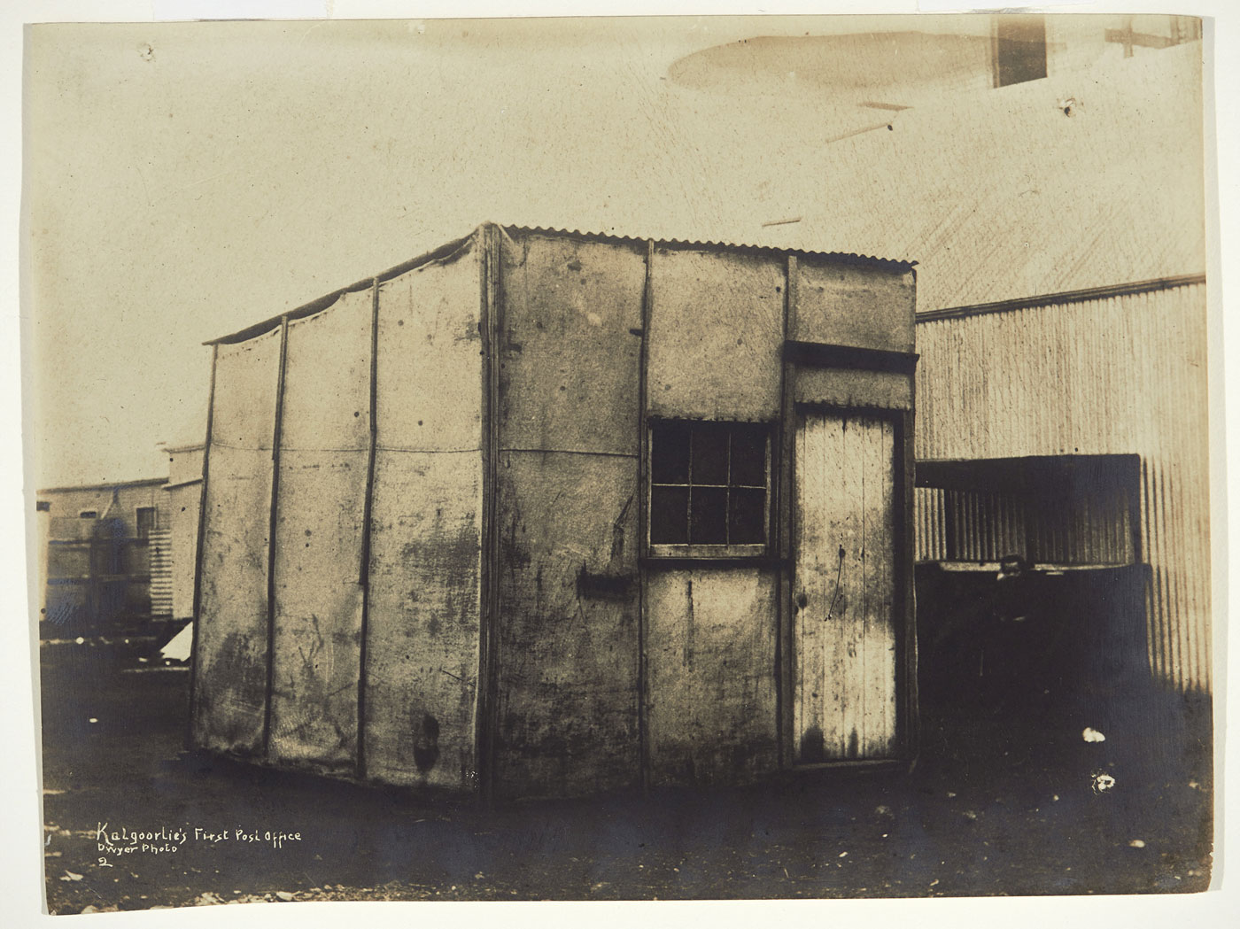 J. J. Dwyer (Australian, 1869-1928) 'Kalgoorlie's first post office' c. 1900 J. J. Dwyer (Australian, 1869-1928) 'Kalgoorlie's first post office' c. 1900