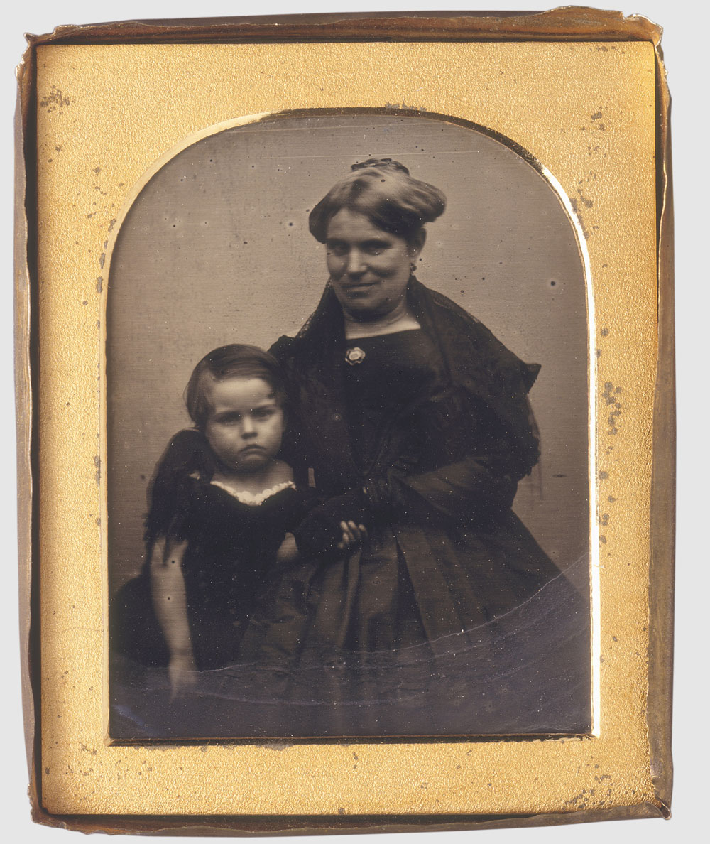 George Goodman (Australian born England, 1815-1891) 'Caroline and son Thomas James Lawson' 1845 George Goodman (Australian born England, 1815-1891) 'Caroline and son Thomas James Lawson' 1845