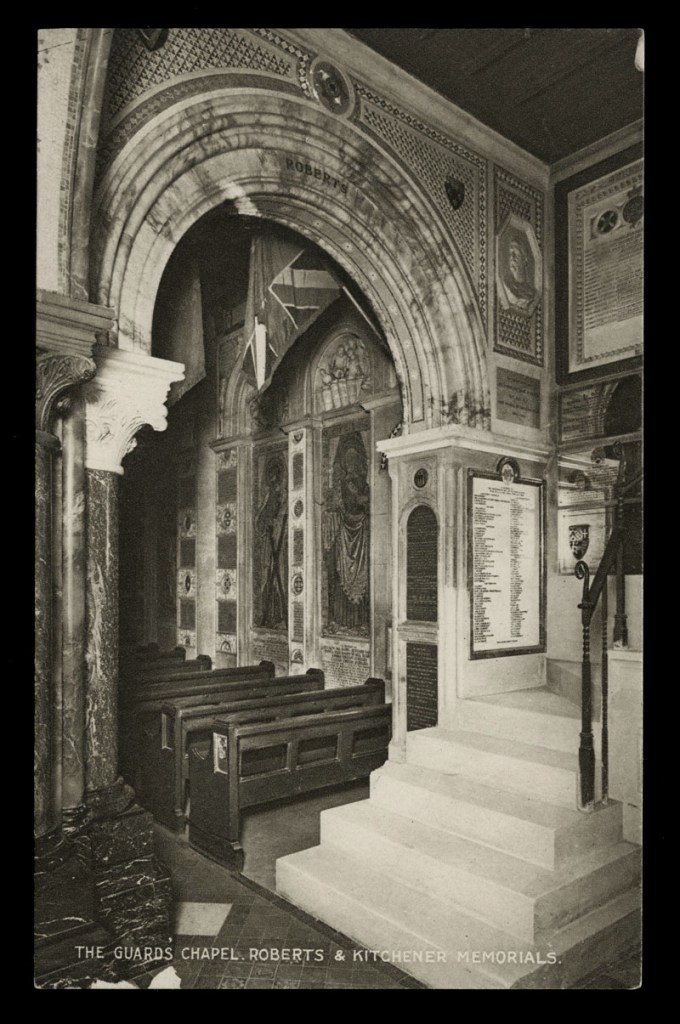 Raphael Tuck & Sons (British) 'The Guard's Chapel, Roberts & Kitchener Memorials' Nd