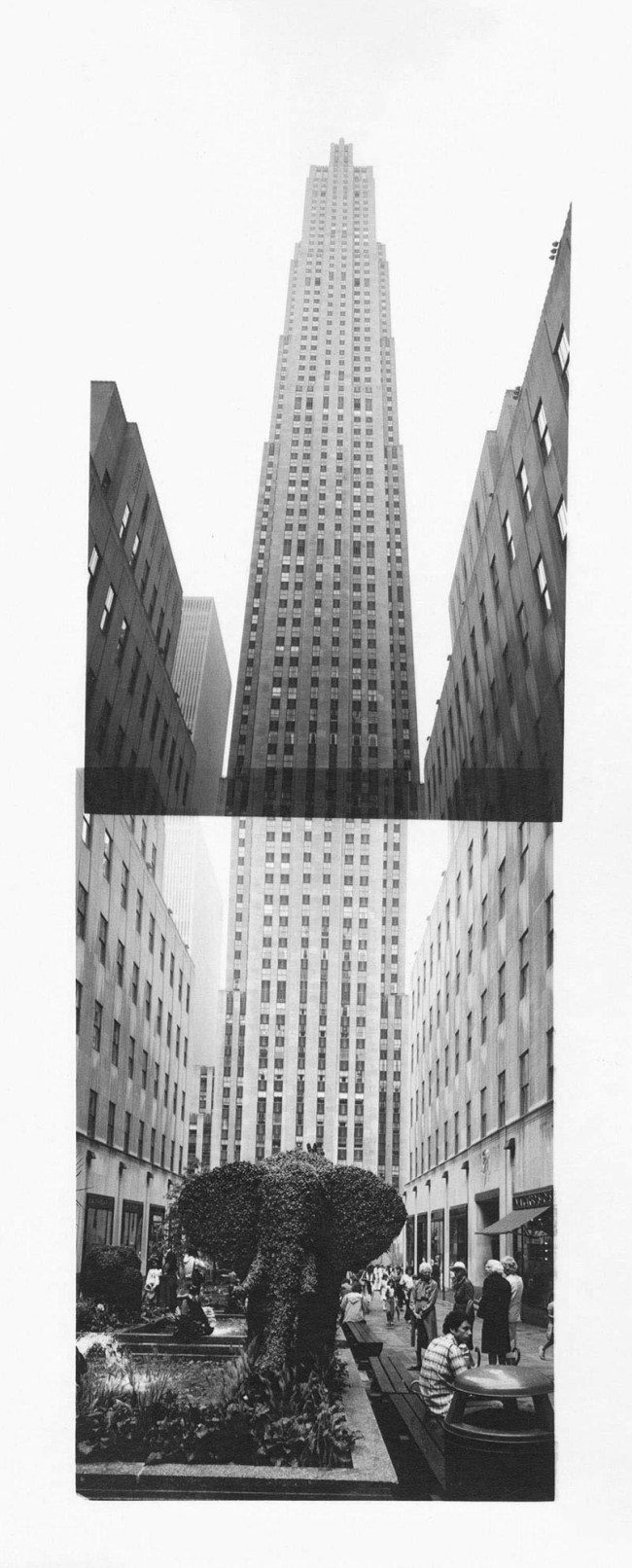 Andy Warhol (American, 1928-1987)  'Rockefeller Center' c. 1984