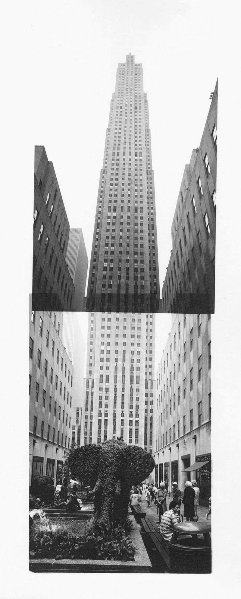Andy Warhol (1928-1987) 'Rockefeller Center' c. 1984