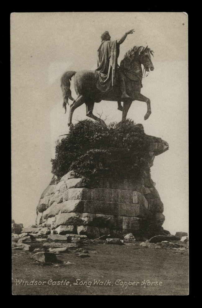 F. Frith & Co. Ltd., Reigate (British, 1959-1970) 'Windsor Castle, Long Walk, Copper Horse' Nd