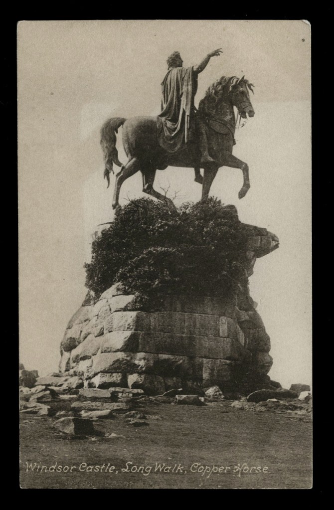 F. Frith & Co. Ltd., Reigate (British, 1959-1970) 'Windsor Castle, Long Walk, Copper Horse' Nd