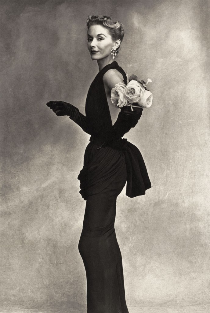 Irving Penn (American, 1917-2009) 'Woman with Roses (Lisa Fonssagrives-Penn in Lafaurie Dress), Paris' 1950 Irving Penn (American, 1917-2009) 'Woman with Roses (Lisa Fonssagrives-Penn in Lafaurie Dress), Paris' 1950