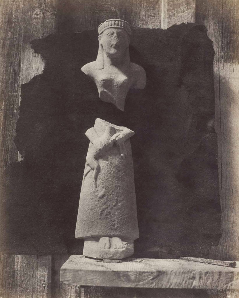 Auguste Salzmann (French, born April 14, 1824 in Ribeauvillé (Alsace) - died February 24, 1872 in Paris) 'Terra Cotta Statuettes from Camiros, Rhodes' 1863