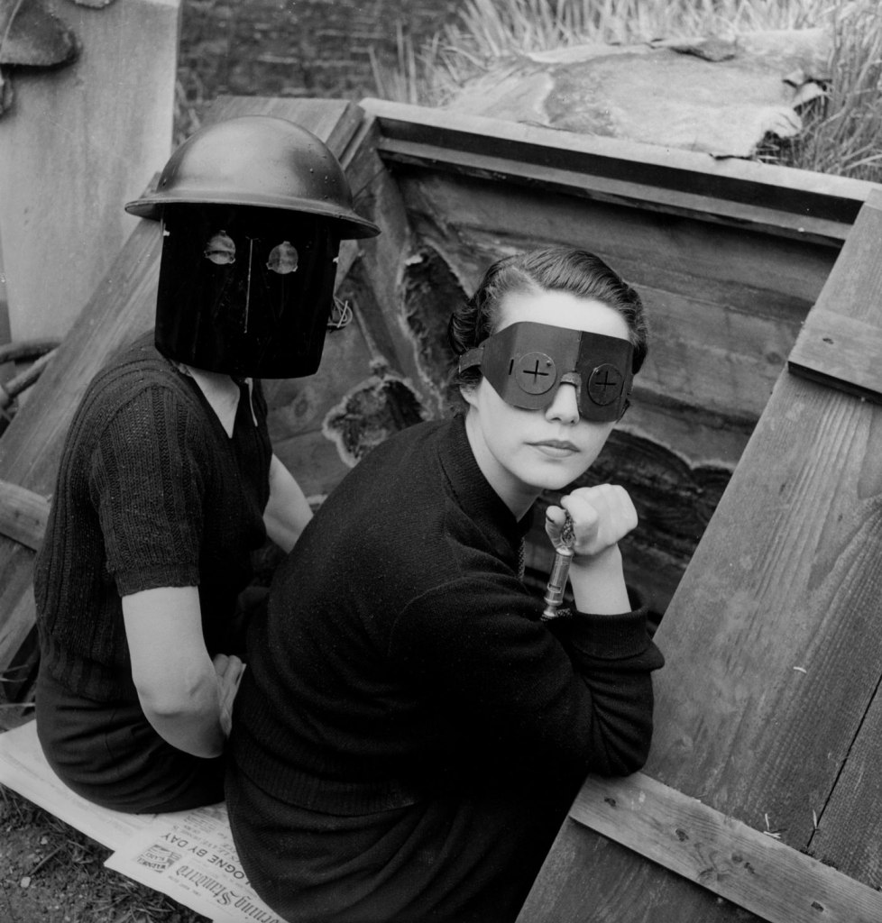 Lee Miller (American, 1907-1977) 'Fire Masks, London, England' 1941
