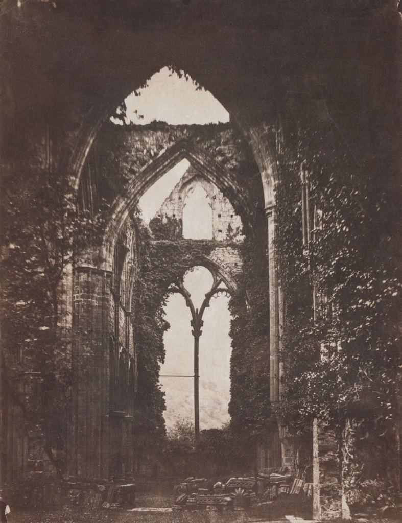 John Wheeley Gough (British, 1809-1862) 'Gutch Abbey Ruins' c. 1858