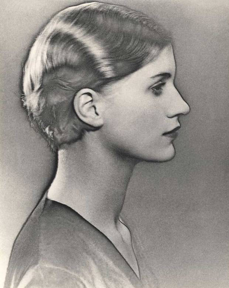 Man Ray (American, 1890-1976) 'Solarised Portrait of Lee Miller' c. 1929
