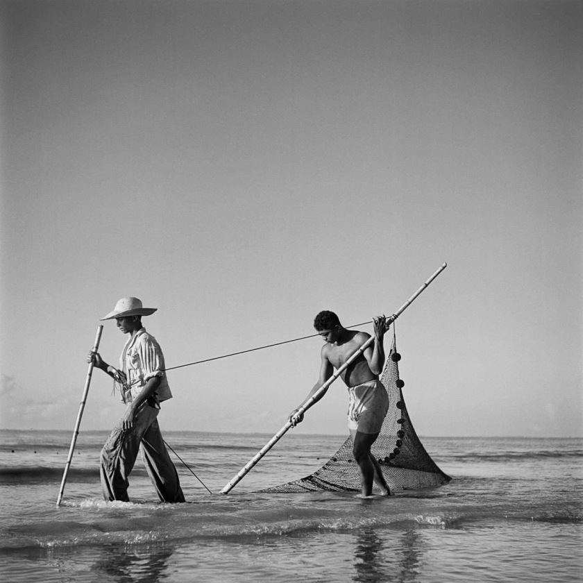 Marcel Gautherot (Brazilian born France, 1910-1996) 'Fishermen at Ilha Mexiana, Chaves, PA. Brazil' c. 1943