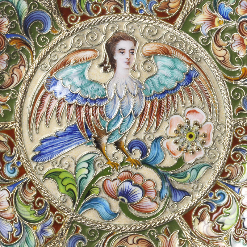 Fedor Rückert (Russian, 1840–1917) 'Plate' 1899–1908 (detail)