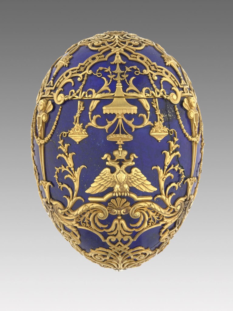 Peter Karl Fabergé (Russian, 1846-1920) Henrik Wigström (Russian, 1862-1923) 'Imperial Tsesarevich Easter Egg' 1912