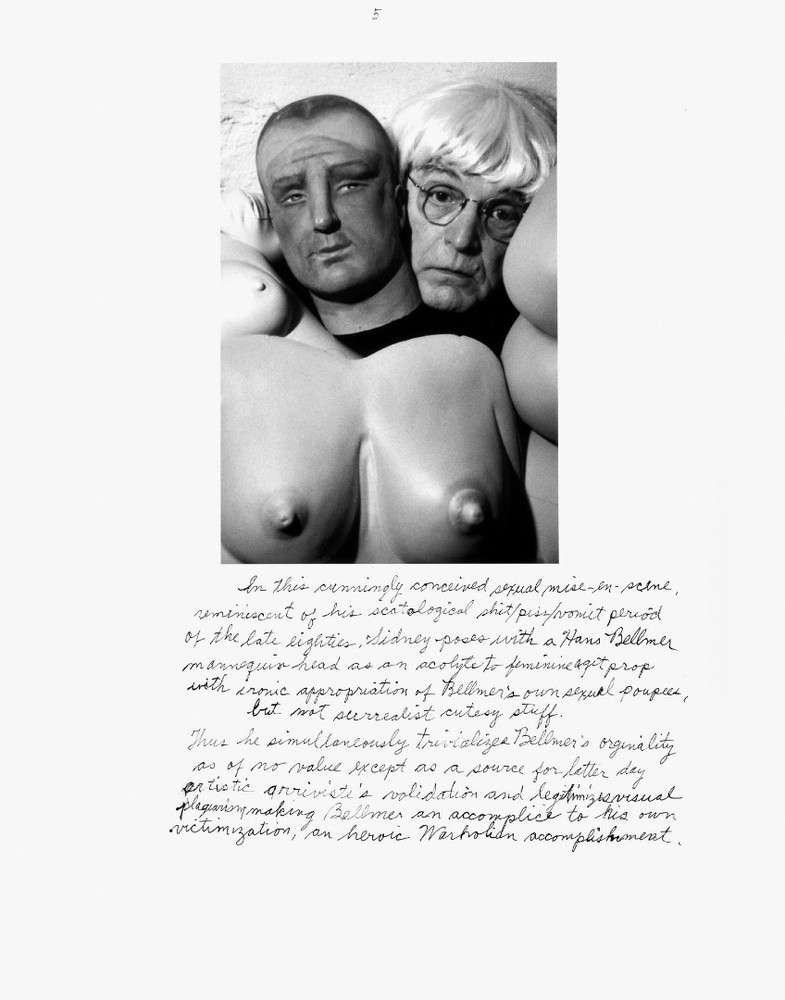 Duane Michals (American, b. 1932) 'Who is Sidney Sherman?' 2000
