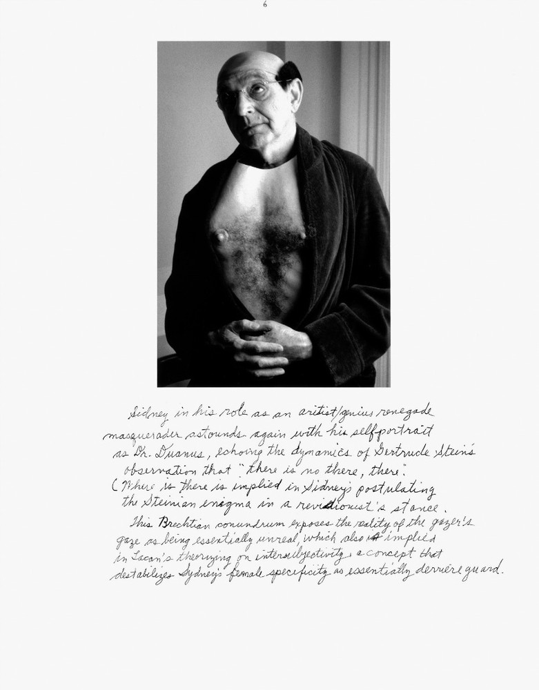 Duane Michals (American, b. 1932) 'Who is Sidney Sherman?' 2000