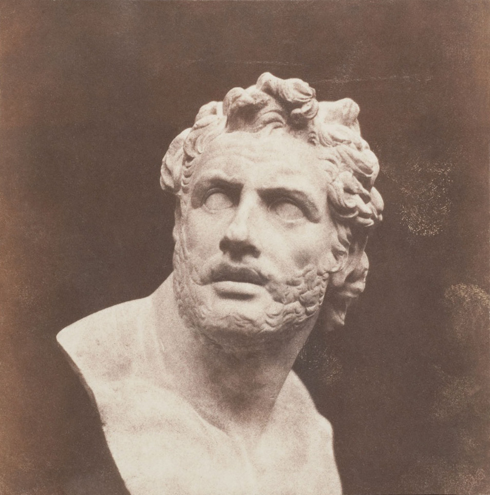 William Henry Fox Talbot (British, 11 February 1800 - 17 September 1877) 'Plaster Bust of Patroclus' before February 1846