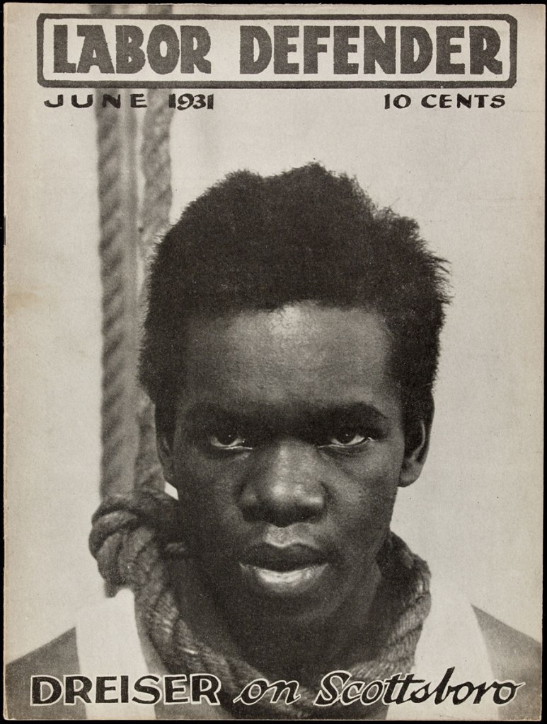 J. Louis Engdahl (American, 1884-1932) 'Labor Defender' June 1931 from the exhibition 'Art as Activism: Graphic Art from the Merrill C. Berman Collection' at the New-York Historical Society, New York, June-  Sept, 2015