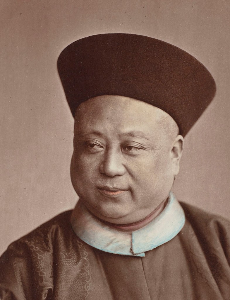 Attributed to Baron Raimund von Stillfried und Ratenitz (Austrian, 1839-1911) 'Portrait of Chinese Admiral Ting' (detail) c. 1861 - c. 1880