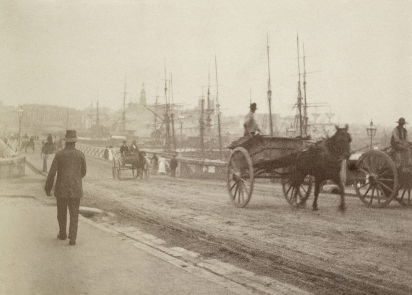 Arthur K. Syer (d. 1935) 'Pyrmont Bridge looking across to City' c. 1880s - 1900