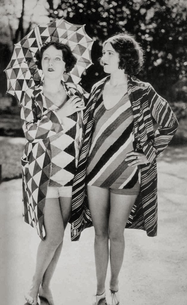 Unknown photographer. 'Bathing suits designed by Delaunay' c. 1920s