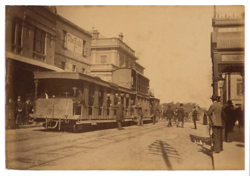 Arthur K. Syer (d. 1935) 'Tram, West Crescent St., North Sydney' c. 1880s - 1900