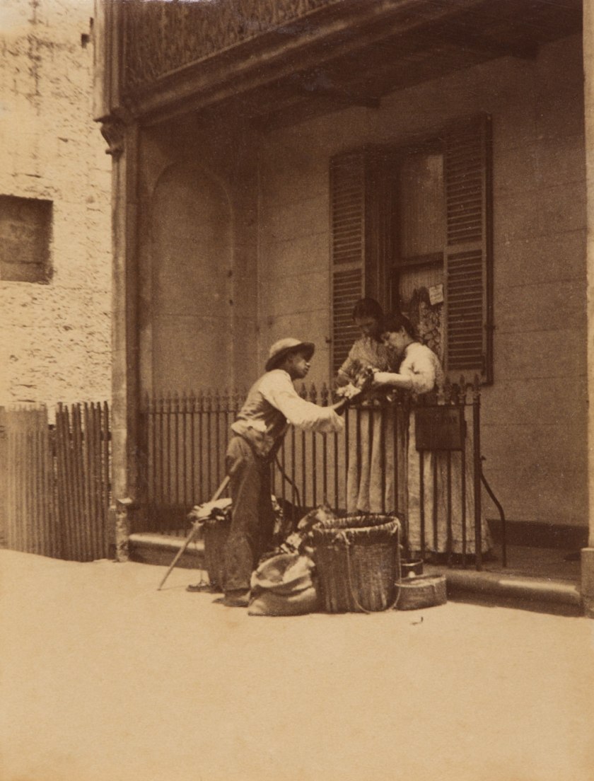 Arthur K. Syer (d. 1935) 'Hawker haggling with customers' c. 1880s - 1900