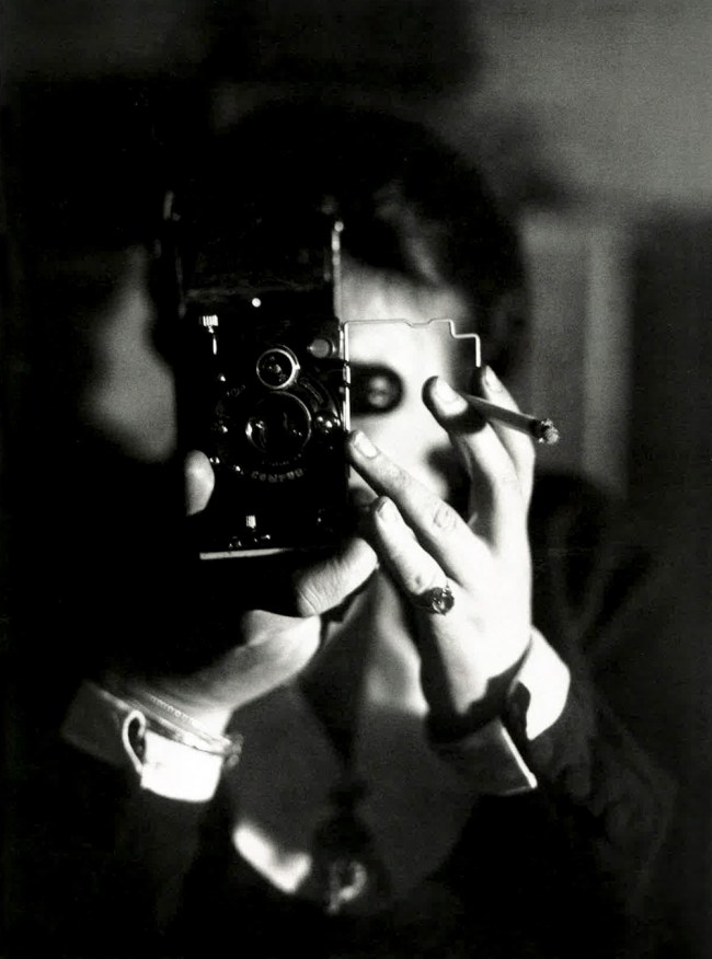 Germaine Krull (European, 1897-1985) 'Self Portrait with Icarette' around 1925