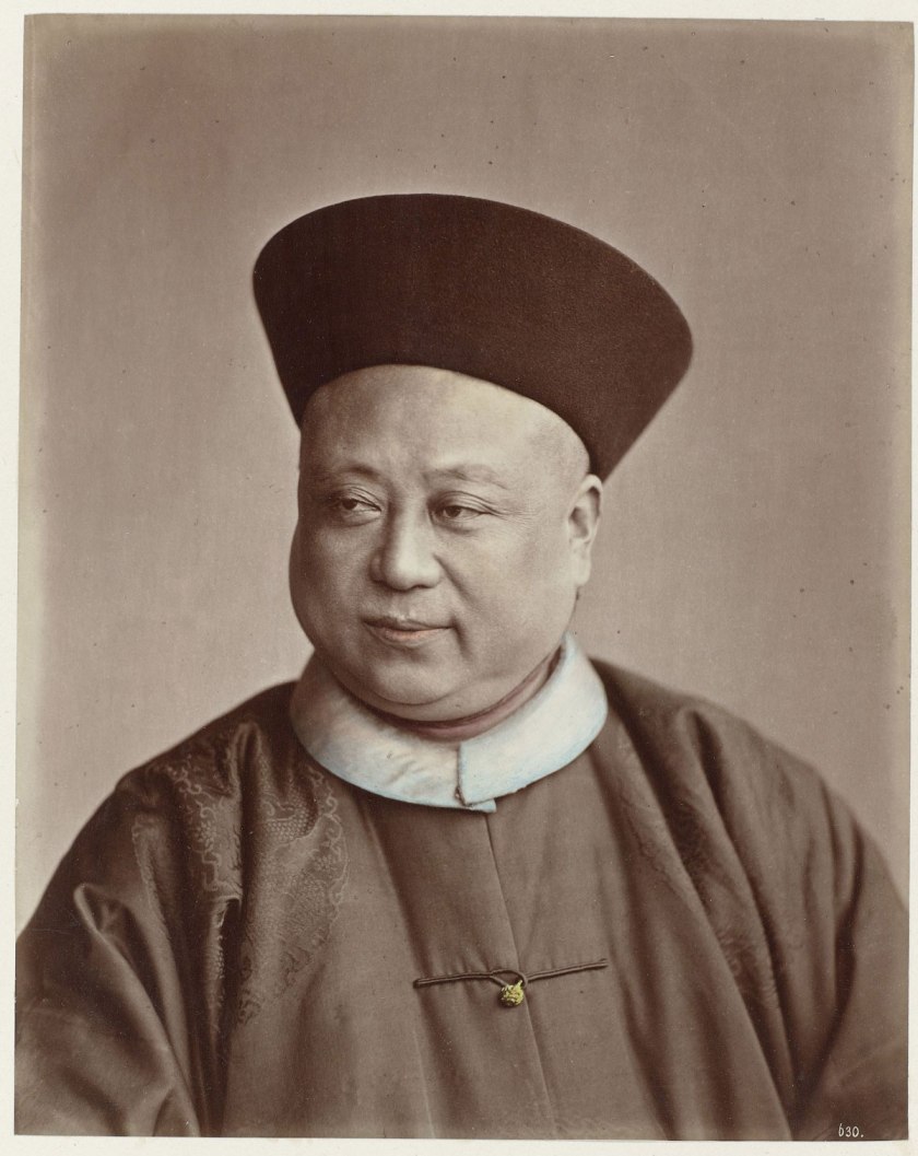 Attributed to Baron Raimund von Stillfried und Ratenitz. 'Portrait of Chinese Admiral Ting' c. 1861 - c. 1880