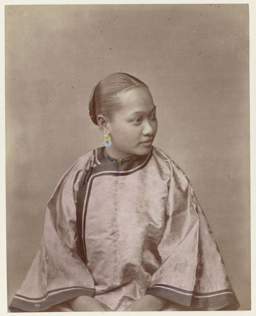 Attributed to Baron Raimund von Stillfried und Ratenitz (Austrian, 1839-1911) 'Portrait of a Chinese woman' 1860-1870