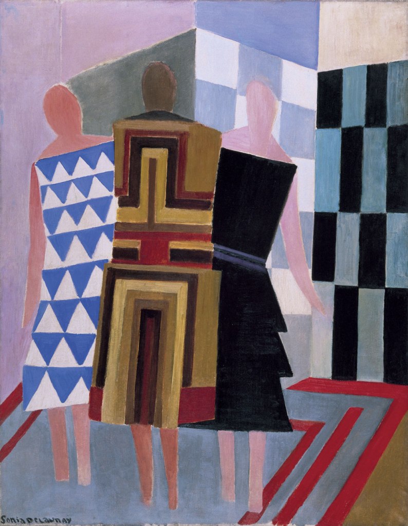Sonia Delaunay (French, 1885-1979) 'Simultaneous Dresses (The three women)' 1925