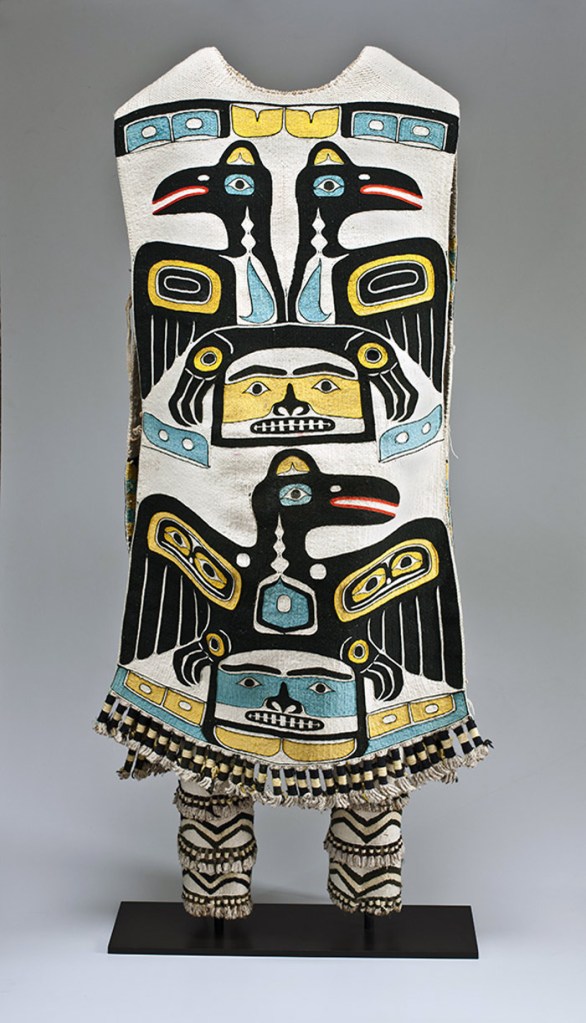 Tlingit, Chilkat, Klukwan, Alaska. 'Tunic and leggings' late 19th century