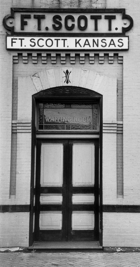 Gordon Parks (American, 1912-2006) 'Railway Station Entrance, Fort Scott, Kansas' 1950