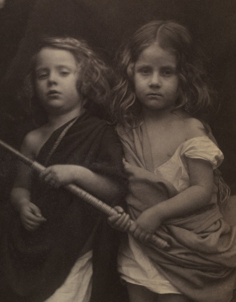 Julia Margaret Cameron (British born India, 1815-1879) 'Paul and Virginia' 1864 (detail)