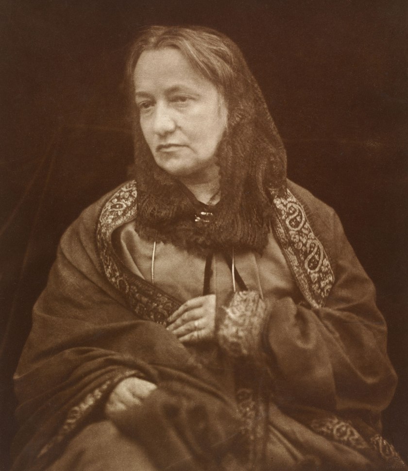 Julia Margaret Cameron. 'Portrait of Julia Margaret Cameron by her son' about 1870