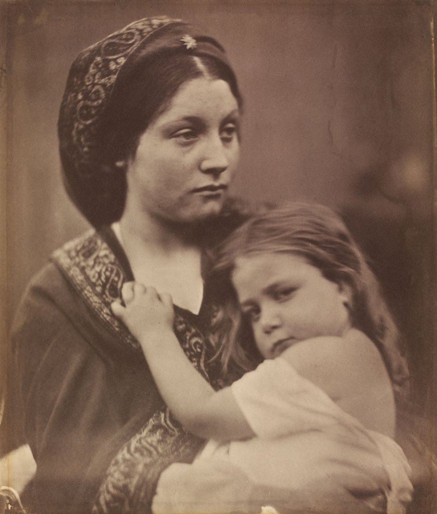 Julia Margaret Cameron (British born India, 1815-1879) 'Kept in the Heart/La Madonna della Ricordanza' 1864 from the exhibition 'Julia Margaret Cameron: from the Victoria and Albert Museum, London' at the Art Gallery of New South Wales (AGNSW), Sydney, Aug - Oct, 2015